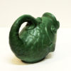Green vintage Ceramic Fish pot by Michael Andersen 1970s, Denmark