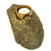 Vintage Saulo Candleholder Stone by Sulitjelma 1970s, Norway