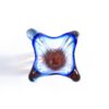Midcentury Art Glass Vase By Josef Hospodka For Chribska Glass Union, Czechoslovakia 1960s