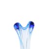 Midcentury Art Glass Vase By Josef Hospodka For Chribska Glass Union, Czechoslovakia 1960s