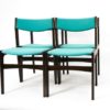 Set of 4 Danish Chairs Designer Erik Buch