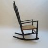 Original Vintage J16 Black Rocking Chair by Hans Wegner for FDB Mobler 1964