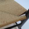 Original Vintage J16 Black Rocking Chair by Hans Wegner for FDB Mobler 1964