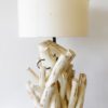 Wooden boudoir lamp, Germany, 1980s. Wooden boudoir lamp, Germany, 1980s.