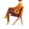 Unique Mid Century Chairs In Oak, Czechoslovakia Circa 1970 Unique Mid Century Chairs In Oak, Czechoslovakia Circa 1970