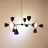 Large Stilnovo Style Chandelier (re-edition)