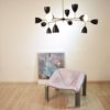 Large Stilnovo Style Chandelier (re-edition)