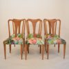 Set of Six Chairs attributed to Osvaldo Borsani Italy, circa 1940 Set of Six Chairs attributed to Osvaldo Borsani Italy, circa 1940