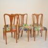 Set of Six Chairs attributed to Osvaldo Borsani Italy, circa 1940 Set of Six Chairs attributed to Osvaldo Borsani Italy, circa 1940