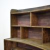Curved Italian Art Deco Pine Book Shelf, circa 1930
