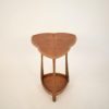 French Art Nouveau Triangular Side Table by Louis Majorelle in Walnut and Oak French Art Nouveau Triangular Side Table by Louis Majorelle in Walnut and Oak
