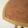 French Art Nouveau Triangular Side Table by Louis Majorelle in Walnut and Oak French Art Nouveau Triangular Side Table by Louis Majorelle in Walnut and Oak