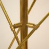 (re-edition)Adjustable Italian Three-Arm Brass & Marble Floor Lamp in the Style of Stilnovo