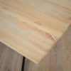 Midcentury Italian Metal and Elm Dining Table, 1950s