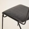 1980 Italian Memphis Chair in Metal with Leather Seat