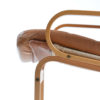 Noboru Nakamura Bore Armchairs For Ikea In Leather And Linen, 1970s Noboru Nakamura Bore Armchairs For Ikea In Leather And Linen, 1970s
