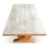 Midcentury Swedish Trestle Pine Dining Table