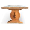 Midcentury Swedish Trestle Pine Dining Table