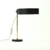 Table Lamp In Brass And Black Metal, Czechoslovakia 1950s