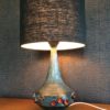 1960's Belgian Art Pottery Perignem Table Lamp Rogier Vandeweghe Design