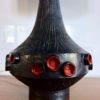 1960's Belgian Art Pottery Perignem Table Lamp Rogier Vandeweghe Design