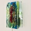 Midcentury Brutalist Glass Wall Lamp "Chartres" by Willem Van Oyen for Raak 1964