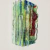 Midcentury Brutalist Glass Wall Lamp "Chartres" by Willem Van Oyen for Raak 1964