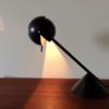 1980's Italian Memphis Design Adjustable Ball Shade metal Desk Lamp