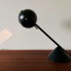 1980's Italian Memphis Design Adjustable Ball Shade metal Desk Lamp