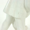 White Porcelain Sculpture Of A Girl With A Teddybear, Czechoslovakia