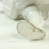 White Porcelain Sculpture Of A Girl With A Teddybear, Czechoslovakia