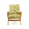 Tatra Armchairs In Light Beech & Original Fabric, Czechoslovakia, Circa 1960 Tatra Armchairs In Light Beech & Original Fabric, Czechoslovakia, Circa 1960