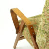 Tatra Armchairs In Light Beech & Original Fabric, Czechoslovakia, Circa 1960 Tatra Armchairs In Light Beech & Original Fabric, Czechoslovakia, Circa 1960