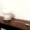 White Glass Table Lamp by Ivan Jakes, 1960s