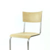 Tubular Chair With Molded Plywood, Mart Stam Design For Thonet, Czechoslovakia Circa 1950s