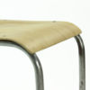Tubular Chair With Molded Plywood, Mart Stam Design For Thonet, Czechoslovakia Circa 1950s