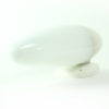 Two Rare All White Wall Lamps In White Opaline Glass, Czechoslovakia, Circa 1960