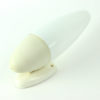Two Rare All White Wall Lamps In White Opaline Glass, Czechoslovakia, Circa 1960
