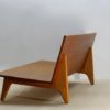 Midcentury Swedish Teak and Beechwood Sofa or Daybed by Gustaf Hiort Af Ornäs