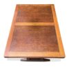 Vintage Swedish Extendable Trestle Solid Oak Dining Table, 1910s Vintage Swedish Extendable Trestle Solid Oak Dining Table, 1910s
