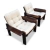 Midcentury Swedish Oak Sofa & 2 Lounge Chairs, Yngve Ekström for Swedese, 1970s