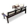 Midcentury Swedish Oak Sofa & 2 Lounge Chairs, Yngve Ekström for Swedese, 1970s