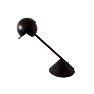 1980's Italian Memphis Design Adjustable Ball Shade metal Desk Lamp