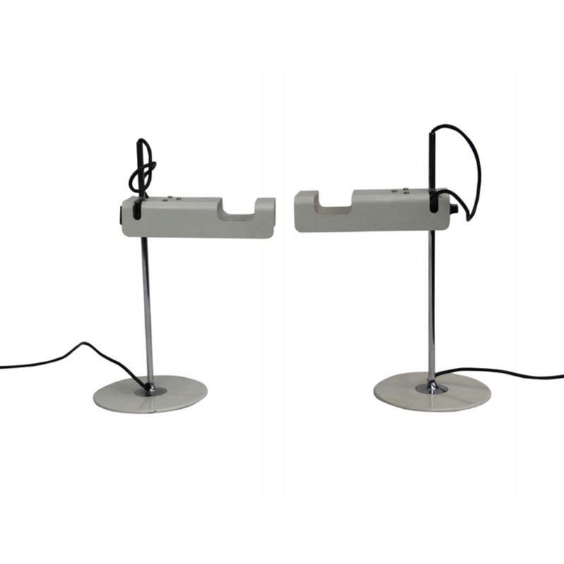 Set of two Table Lamps by Joe Colombo for Oluce 1967
