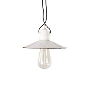Small Enameled Vintage Lamp