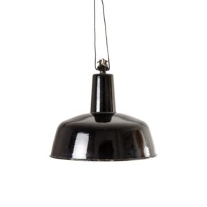 German Glazed Ceiling Lamp