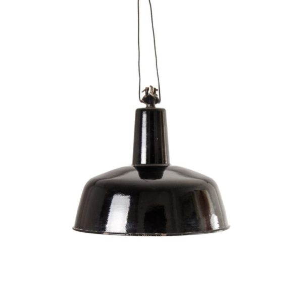 German Glazed Ceiling Lamp