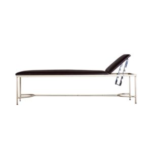 A medical bed from the 1950s.