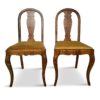 Set of Two Swedish Satin Birch Chairs, 1910s