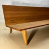 Midcentury Swedish Teak and Beechwood Sofa or Daybed by Gustaf Hiort Af Ornäs